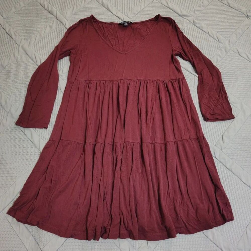 American Eagle Soft & Sexy Burgundy Dress Size M Super Stretchy